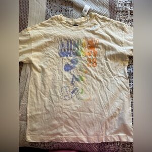 Old Navy Cream Mickey Mouse Graphic Tee
